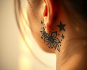Tatuaż za uchem – symbolika, popularne wzory i pielęgnacja